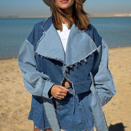 Shades Of Blue Denim Jacket